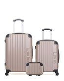 LPB LUGGAGE HAMBOURG - 3-piece luggage set in ABS (medium suitcase, cabin S and vanity case)