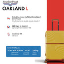 OAKLAND - 3-piece hard-shell suitcase set - Large suitcase, Medium suitcase and Cabin XS - AMERICAN TRAVEL