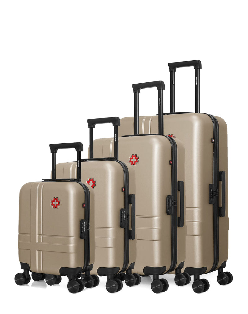 4 Luggage Bundle Large 75cm, Medium 65cm, Cabin 55cm and Vanity USTER-M
