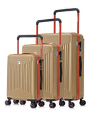 NORTH BEACH - 3-piece hard-shell suitcase set - Large suitcase, Medium suitcase and Cabin S - AMERICAN TRAVEL