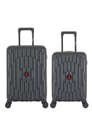 2-Piece Hard-Shell Suitcase Set ODEON - Cabin and XS Cabin