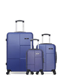 BLUESTAR - LOT DE 3 - Valises grand format, cabine et cabine XXS MIAMI