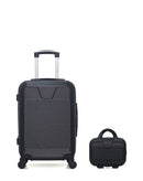 WAVE PARIS - 2-Piece Luggage Set - Cabin S Suitcase and Vanity Case SELENGA