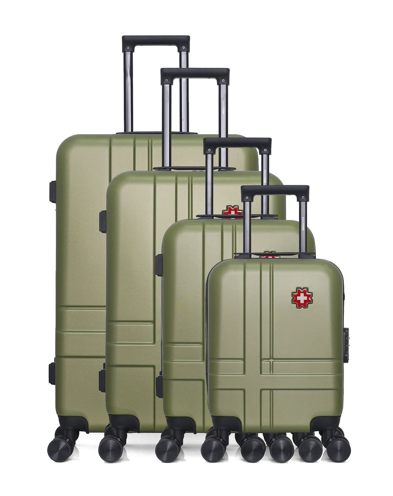 4 Luggage Bundle Large 75cm, Medium 65cm, Cabin 55cm and Vanity USTER-M