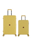2-Piece Hard-Shell Suitcase Set ODEON - Large and Cabin