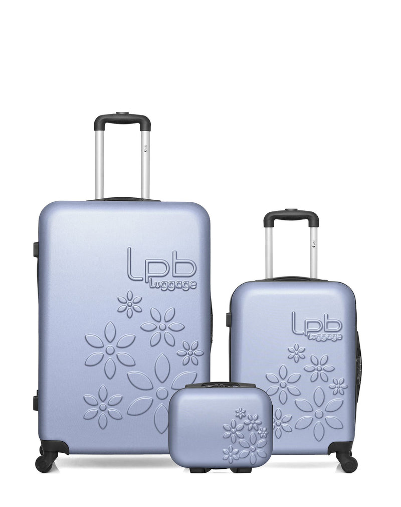 3 Luggages Bundle Large 75cm, Cabin 55cm and Vanity Case ELEONOR