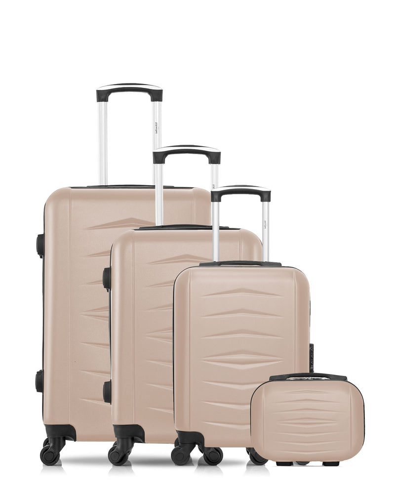 4 Luggages Bundle Medium 65cm, Cabin 55cm, Underseat 46cm and Vanity Case OVIEDO