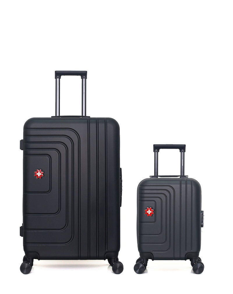 SWISS KOPPER - LOT DE 2 - Valises grand format et cabine XXS RUTI