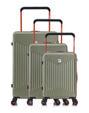 NORTH BEACH - 3-piece hard-shell suitcase set - Large suitcase, Medium suitcase and Cabin S - AMERICAN TRAVEL