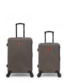 OLTEN - 2-piece hard-shell suitcase set - Medium suitcase and Cabin S - SWISS KOPPER