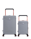 NORTH BEACH - 2-piece hard-shell suitcase set - Large suitcase and Cabin S - AMERICAN TRAVEL
