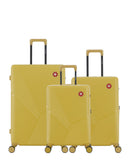 FRIBOURG - 3-piece hard-shell suitcase set - Large suitcase, Medium suitcase and Cabin S - SWISS KOPPER