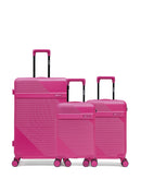 WOHLEN - 3-piece hard-shell suitcase set - Large suitcase, Cabin S and Cabin XS - SWISS KOPPER