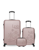 3 Luggages Bundle Large 75cm, Cabin 55cm and Vanity Case ELEONOR