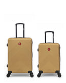 OLTEN - 2-piece hard-shell suitcase set - Medium suitcase and Cabin S - SWISS KOPPER