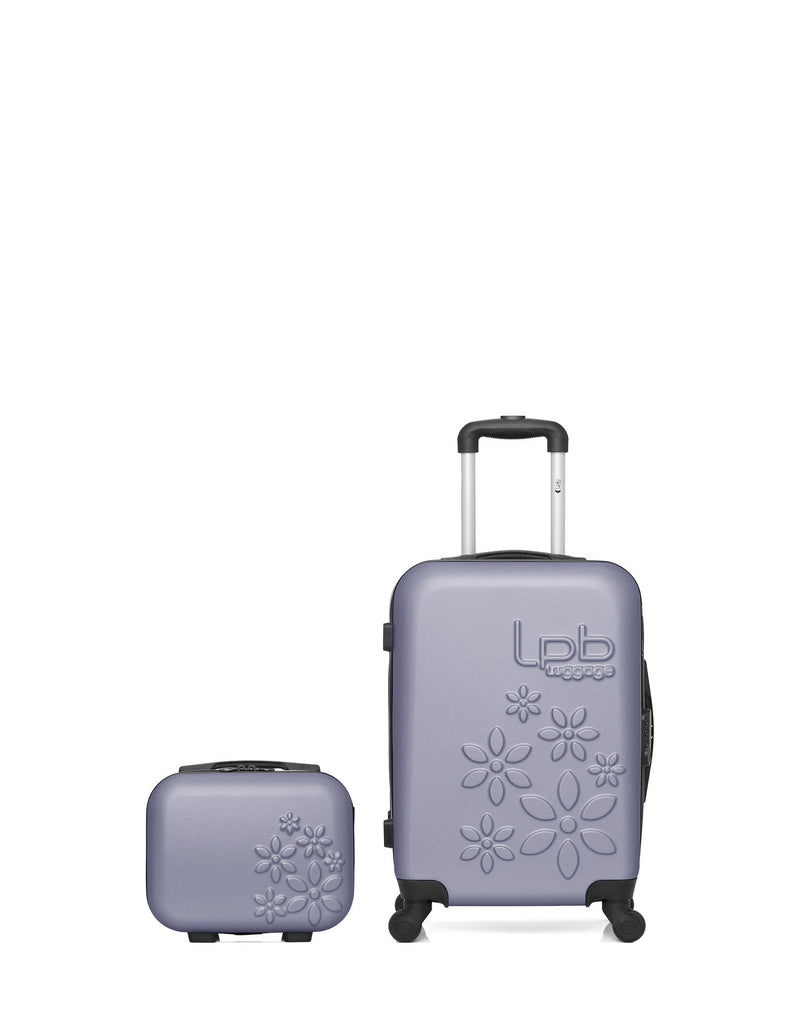 2 Luggages Bundle Cabin 55cm and Vanity Case ELEONOR