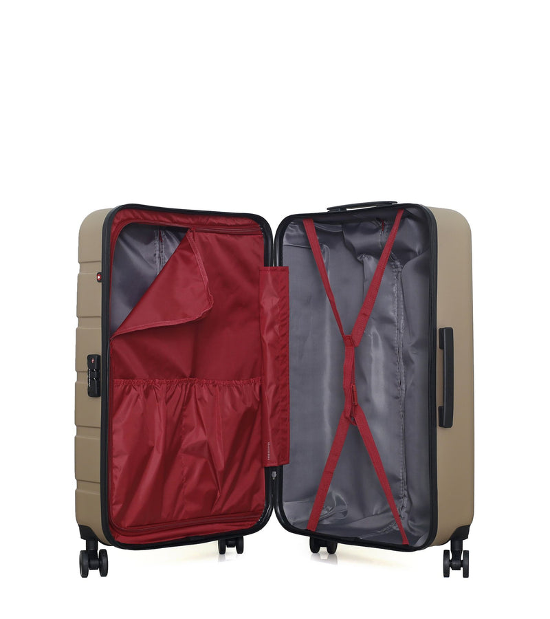 2 Luggage Set Large 75cm and Vanity AIGLE