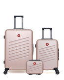 3 Luggage Bundle Large 75cm, Cabin 55cm and Vanity Case ZURICH