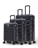 REDWOOD - 3-piece hard-shell suitcase set - Large suitcase, Medium suitcase and Cabin S - AMERICAN TRAVEL