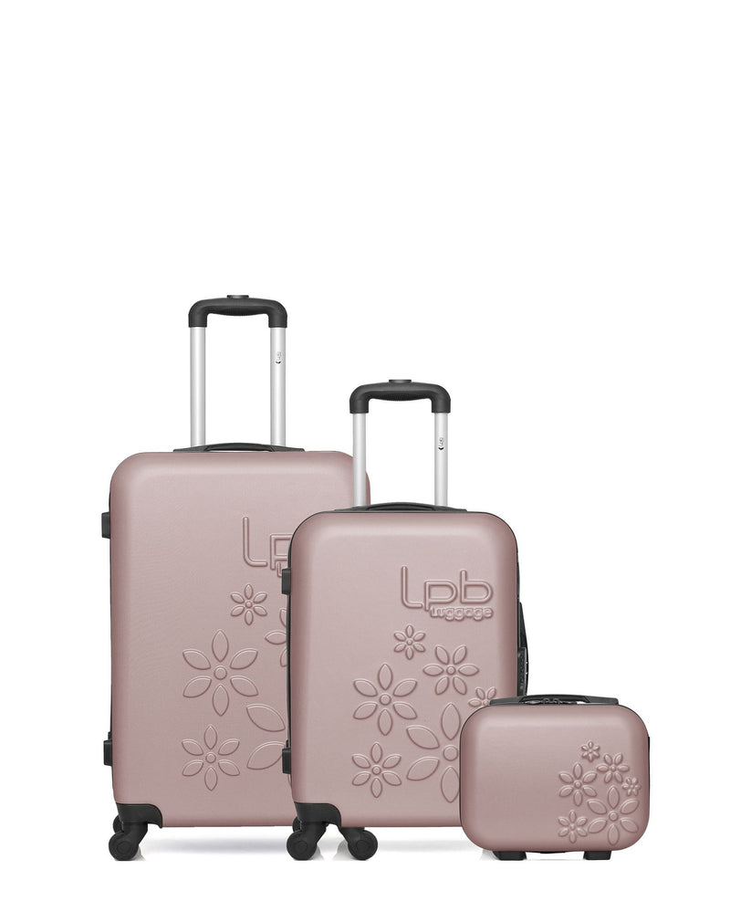 3 Luggage Bundle Medium 65cm Cabin 55cm Vanity Eleonor - LPB