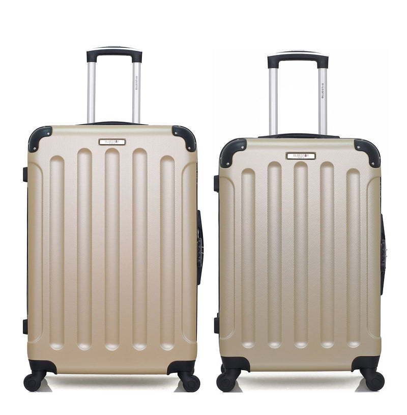 Set of 2 large and weekend suitcases MADRID