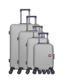 SPIEZ-M - 4-piece hard-shell suitcase set - Large suitcase, Medium suitcase, Cabin S and Cabin XXS - SWISS KOPPER