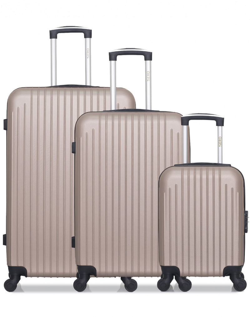 3 Luggage Bundle Large 75cm Medium 65cm Cabin 45cm Carpates