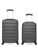 2 Luggage Bundle Medium 65cm Cabin 55cm Renoso