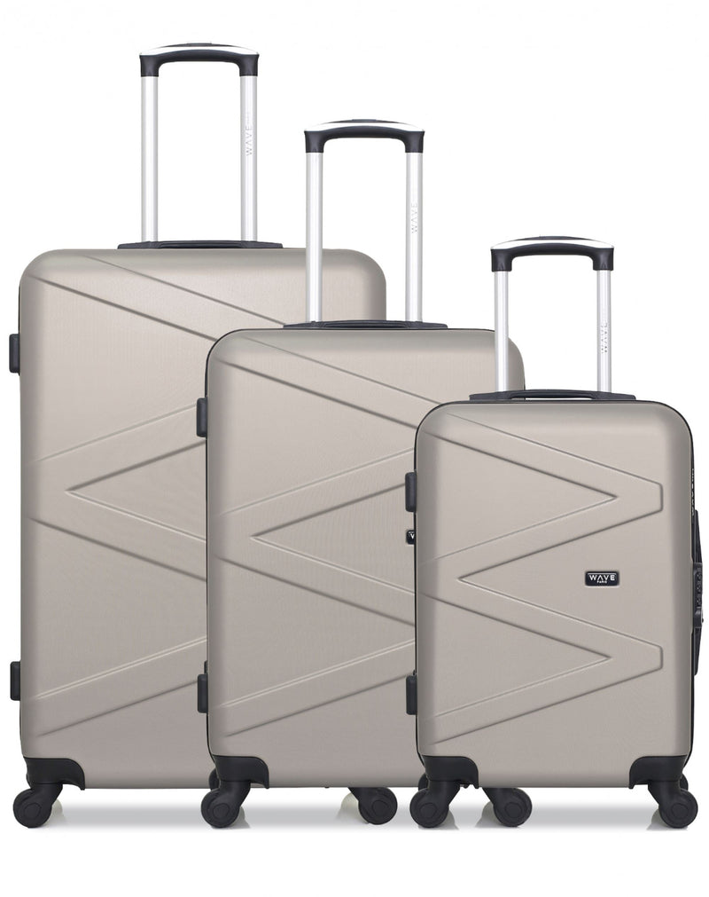 3 Luggage Bundle Large 75cm Medium 65cm Cabin 55cm Amazone