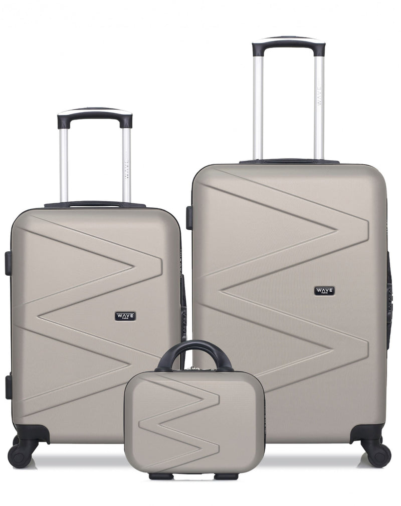 3 Luggage Bundle Medium 65cm Cabin 55cm Vanity Amazone