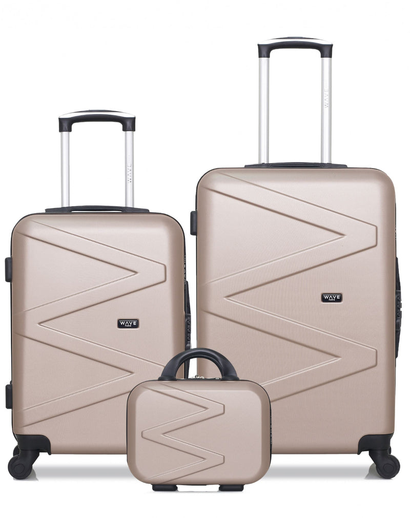 3 Luggage Bundle Medium 65cm Cabin 55cm Vanity Amazone