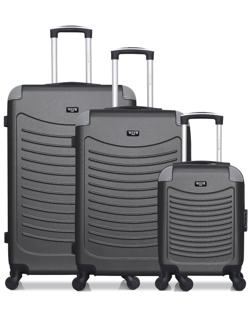 3 Luggage Bundle Large 75cm Medium 65cm Cabin 45cm Congo