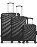 3 Luggage Bundle Large 75cm Medium 65cm Cabin 45cm Danube