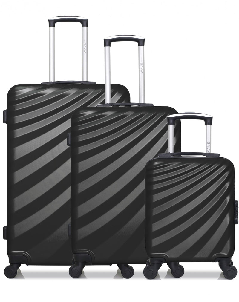 3 Luggage Bundle Large 75cm Medium 65cm Cabin 45cm Danube