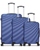 3 Luggage Set Large 75cm Medium 65cm Cabin 55cm Danube