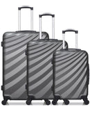 3 Luggage Set Large 75cm Medium 65cm Cabin 55cm Danube