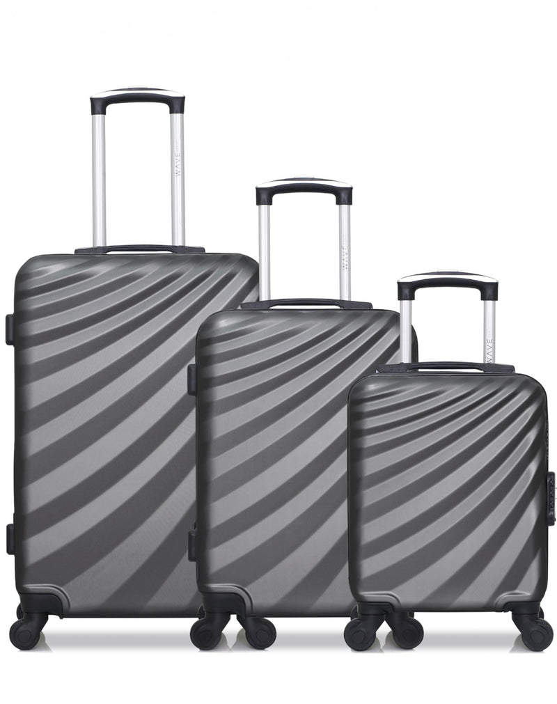 3 Luggage Bundle Medium 65cm Cabin 55cm Cabin 45cm Danube