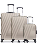 3 Luggage Bundle Large 75cm Medium 65cm Cabin 45cm Lena