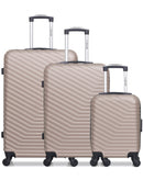 3 Luggage Bundle Large 75cm Medium 65cm Cabin 45cm Lena