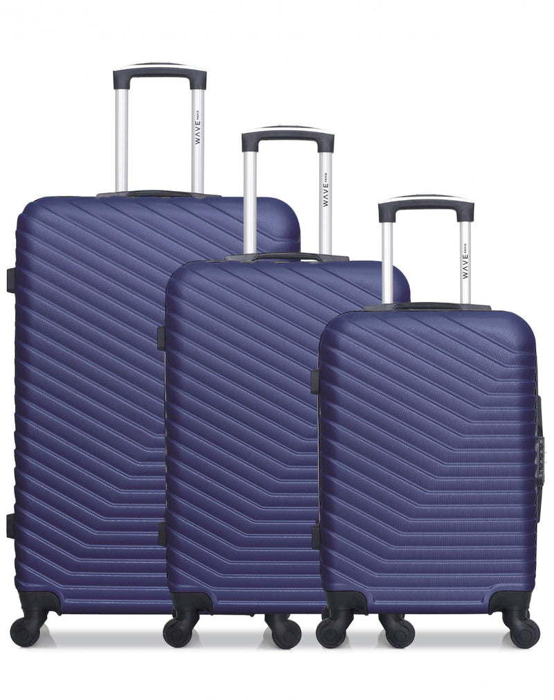 3 Luggage Bundle Large 75cm Medium 65cm Cabin 55cm Lena