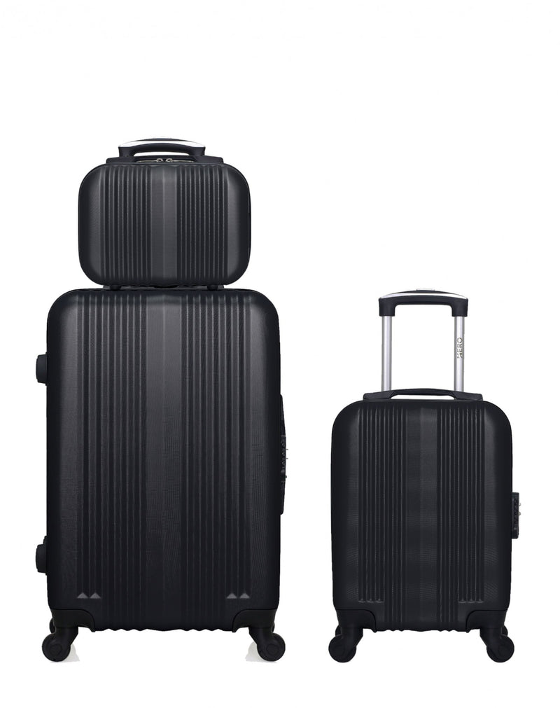 3 Luggage Bundle Medium 65cm Cabin 45cm Vanity Lipari
