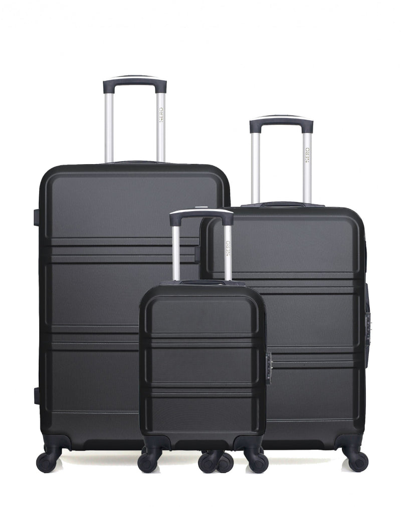 3 Luggage Bundle Large 75cm Medium 65cm Cabin 45cm Utah